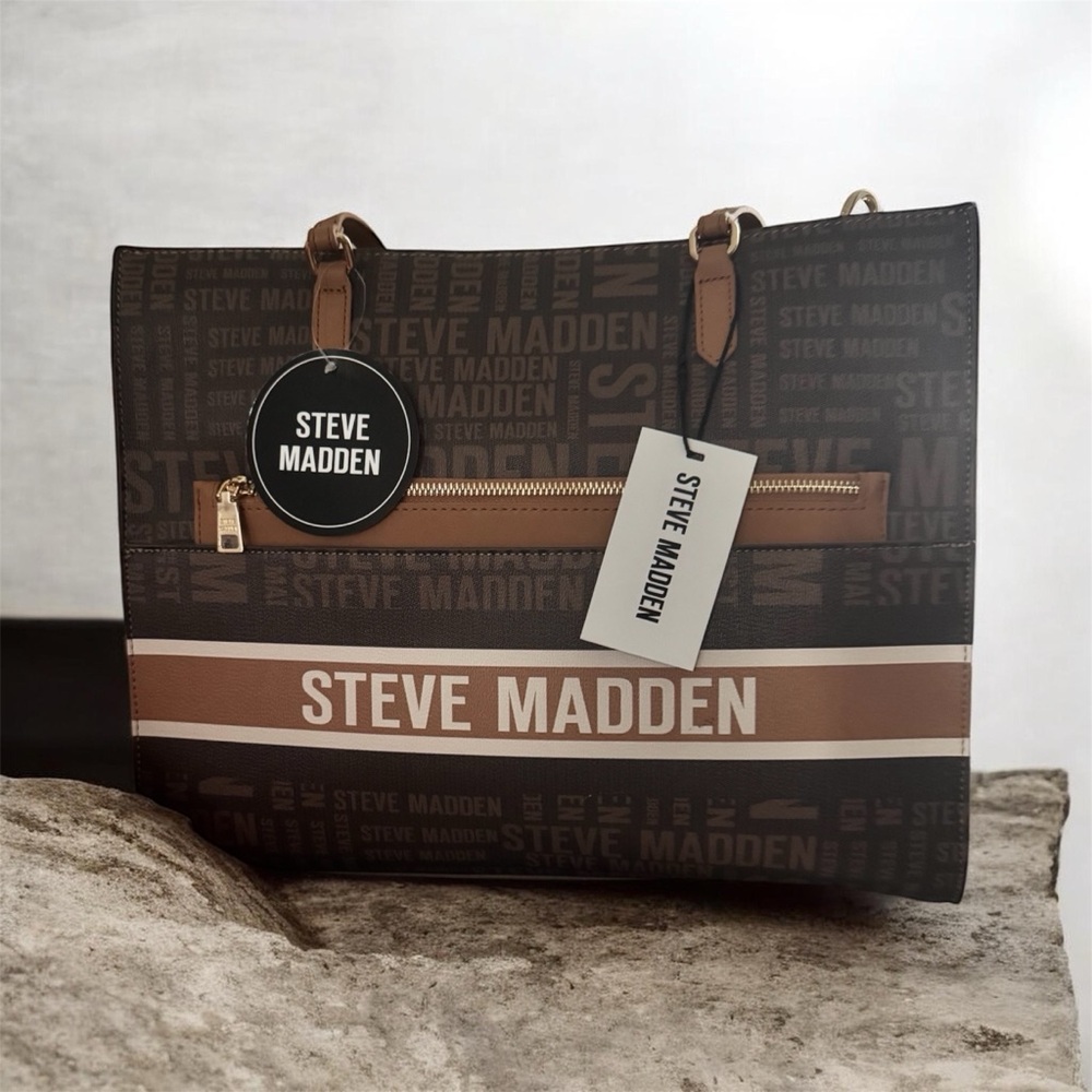 ✨👜 2-IN-1 Tote Bag Black/Brown – Stylish & Functional Everyday Bag 💼🤎